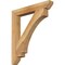 Ekena Millwork Imperial Slat Rough Sawn Bracket, Western Red Cedar, 4"W x 30"D x 34"H BKT04X30X34IMP06RWR - alternate 1